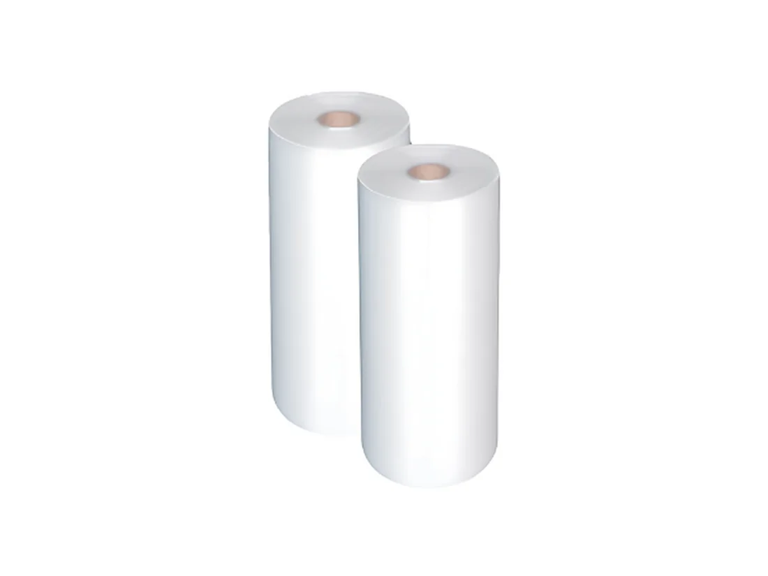 Two rolls of layflat tubing